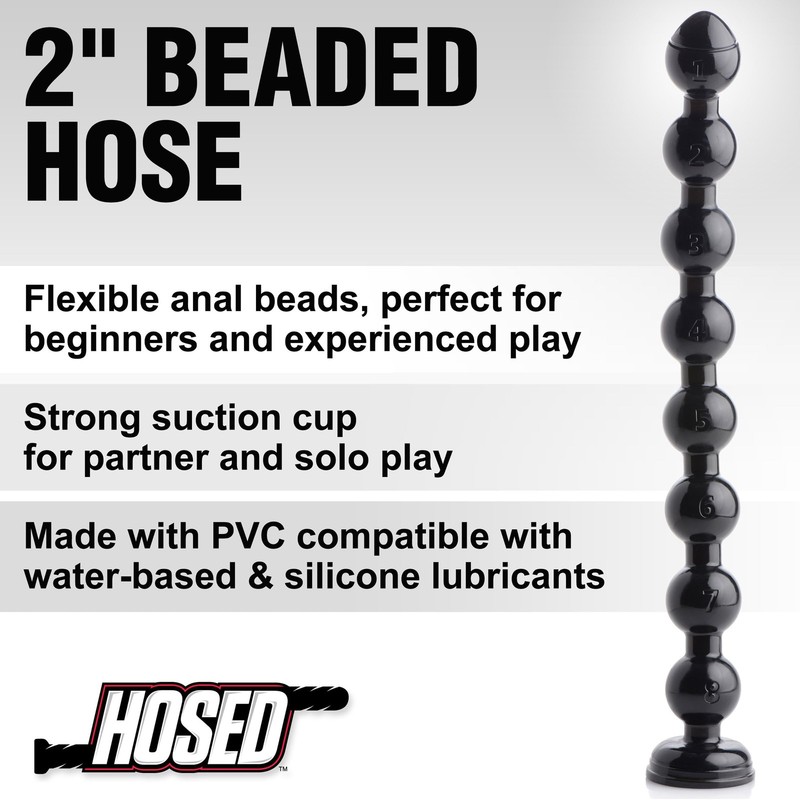 Hosed 19 Inch Beaded Thick Anal Snake gallery