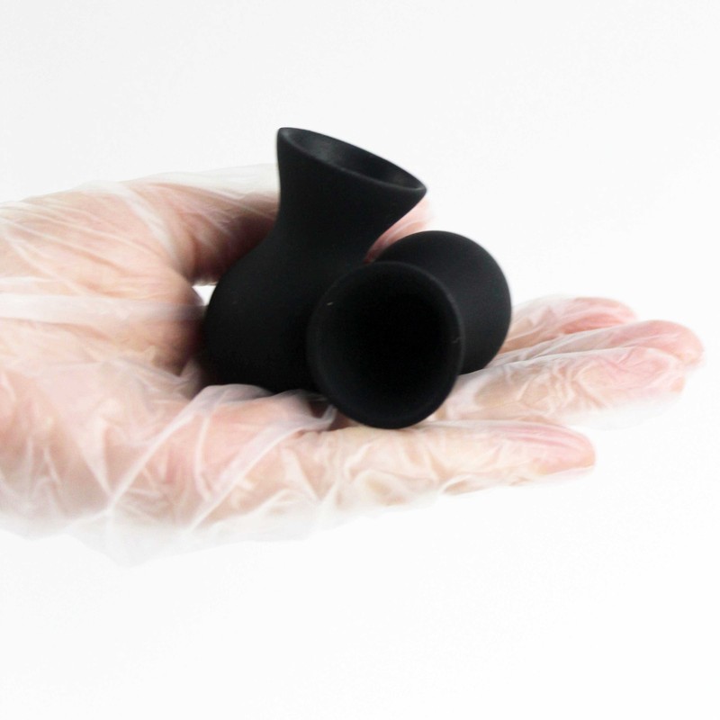 Black Silicone Nipple Sucker Cup Breast Massager Clitoris Stimulator No Vibrator gallery