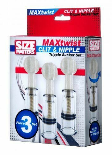 Max Twist Clit And Nipple Triple Sucker Set