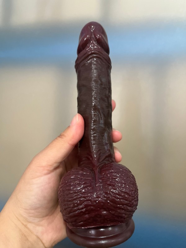 Realistic Small Thin Dildo Moving-Skin Penis Dong Vagina Anal for Women Sex Toy gallery