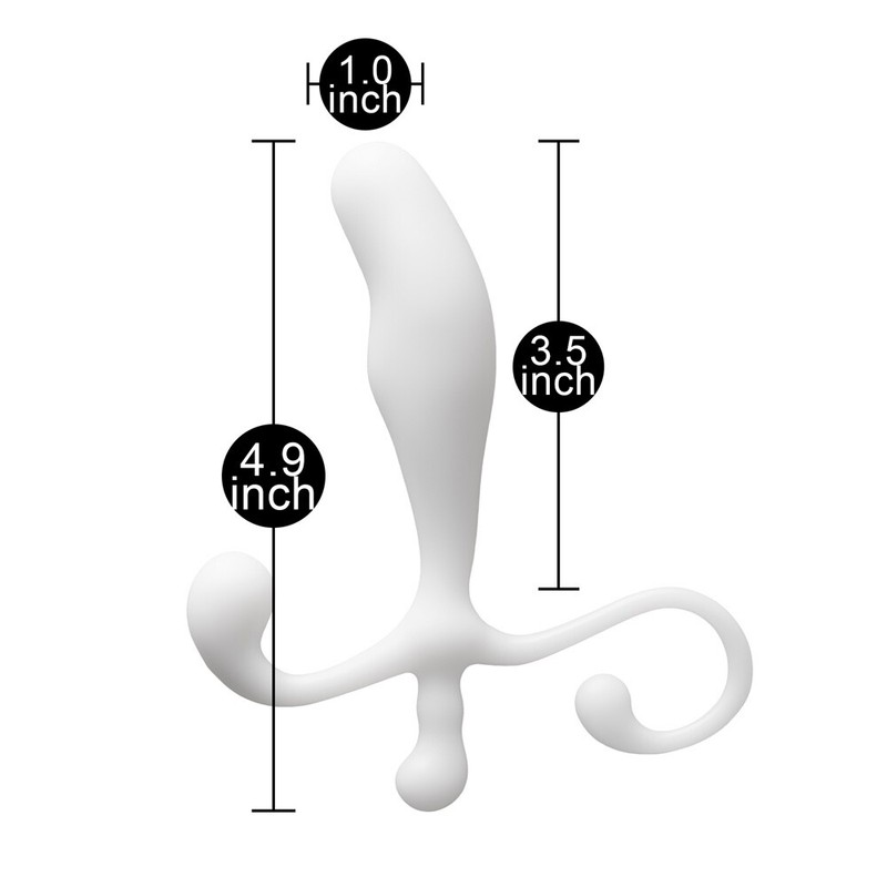 Dual Perineum & Prostate Massager Pull Loop Ring P-Spot Anal Sex Toys for Men gallery