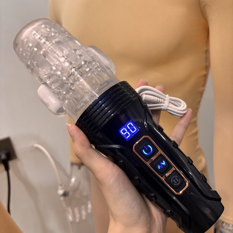 Automatic Electric Piston Rotating Sucker Male Masturbator Cup Vagina Dildo Toys