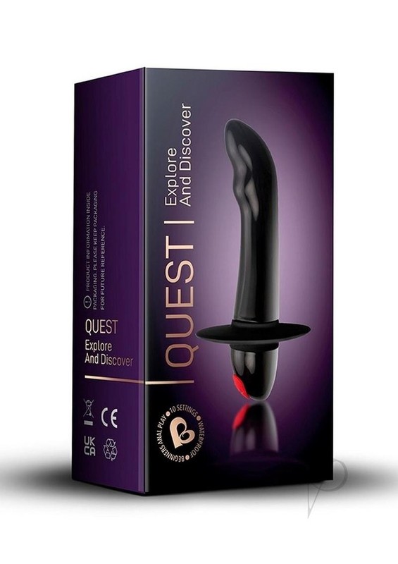 Quest 10 Speed Prostate Stimulator – Black