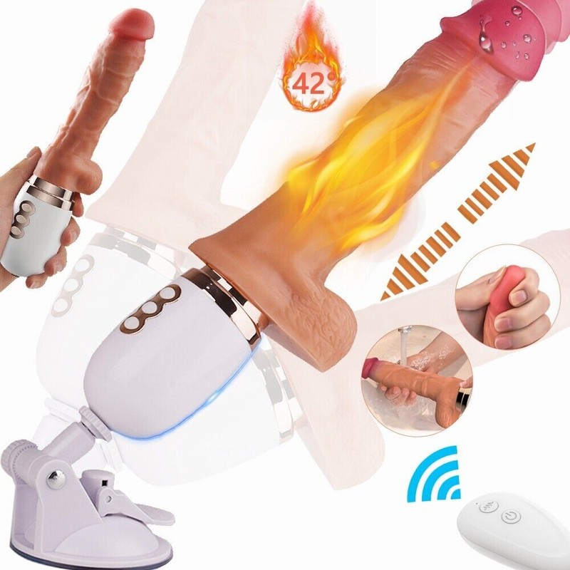 Automatic 3 Thrusting Dildo Sex Machine for Women Hands-Free Sex Toys Heating gallery