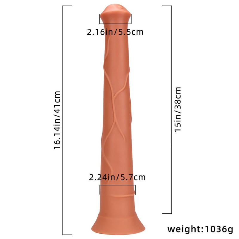 16 Inch Long Huge Dildo Monster Penis Dong Alien Cock Women Butt Plug Sex Toy gallery