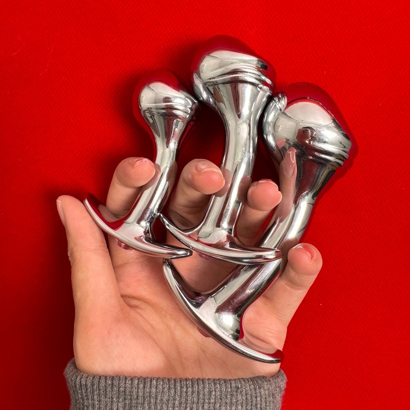 Metal Steel G-spot Anal Butt Plug Prostate Massager Probe Sex Toys for Men Women