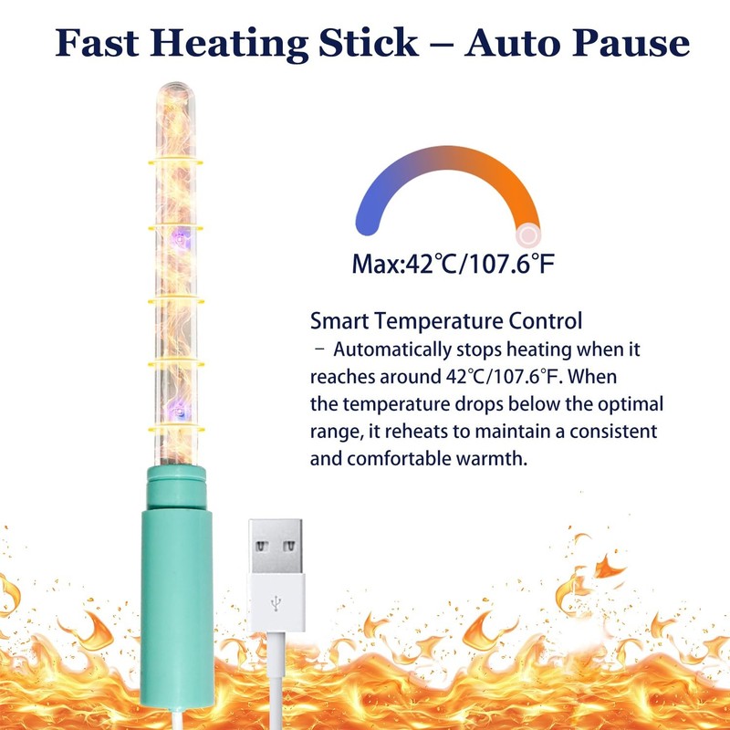 New Version Quick Heating AutoCleaning Rod for Male Masturbator, Heating Stic... gallery