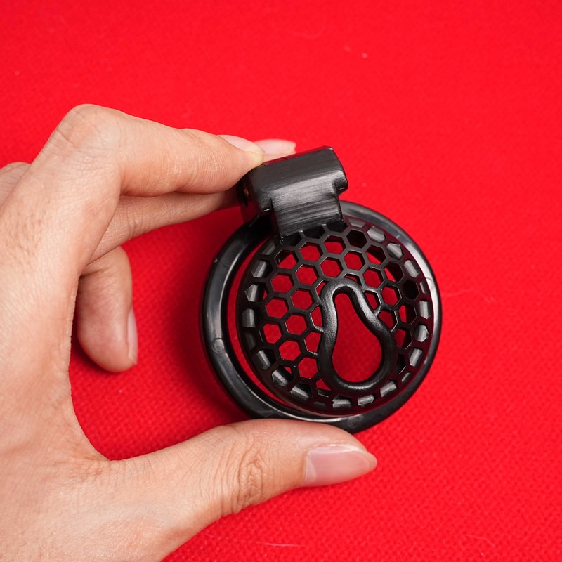 Breathable Chastity Cock Cage for Male Hollow Device 4 size Lock Rings US BDSM