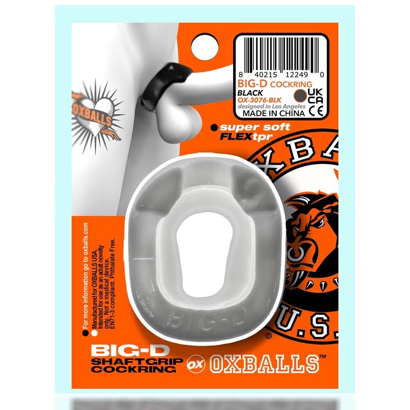 OXBALLS BIG D Cock Ring Male HUJ Shaft Ball Stretcher BallRing Penis Sack Sling gallery