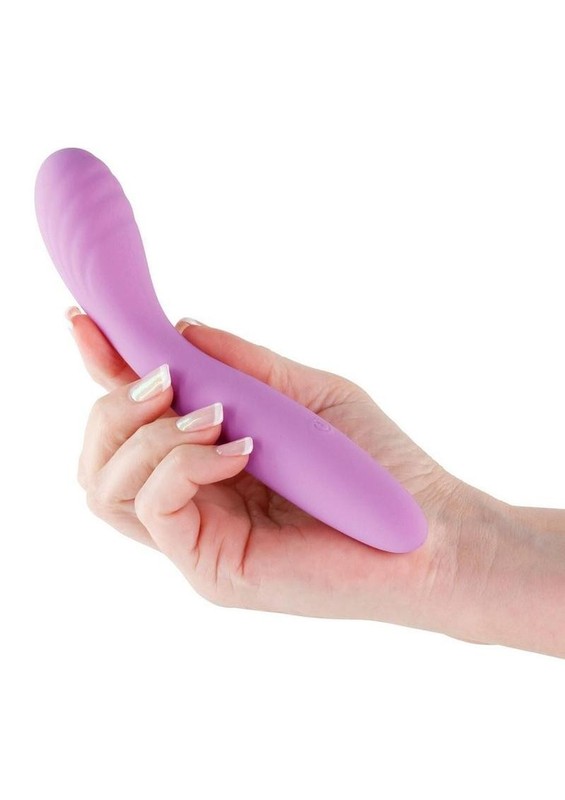Desire Sonata Rechargeable Silicone G-Spot Vibrator - Lavender gallery