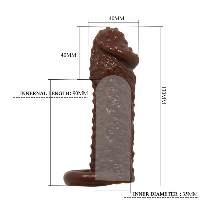 Cock Ring Male Delay Ejaculation Penis Stimulator Sleeve Condom Sex Toys for Men gallery