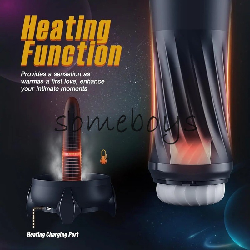 Automatic Male Masturbator with 3 Twisting 5 Thrusting Vibration Heating Stroker gallery