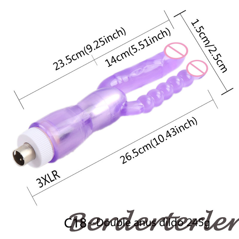 Sex Machine Attachments with 3XLR Dildo Suction Cup Extension Rod Tube Machine gallery
