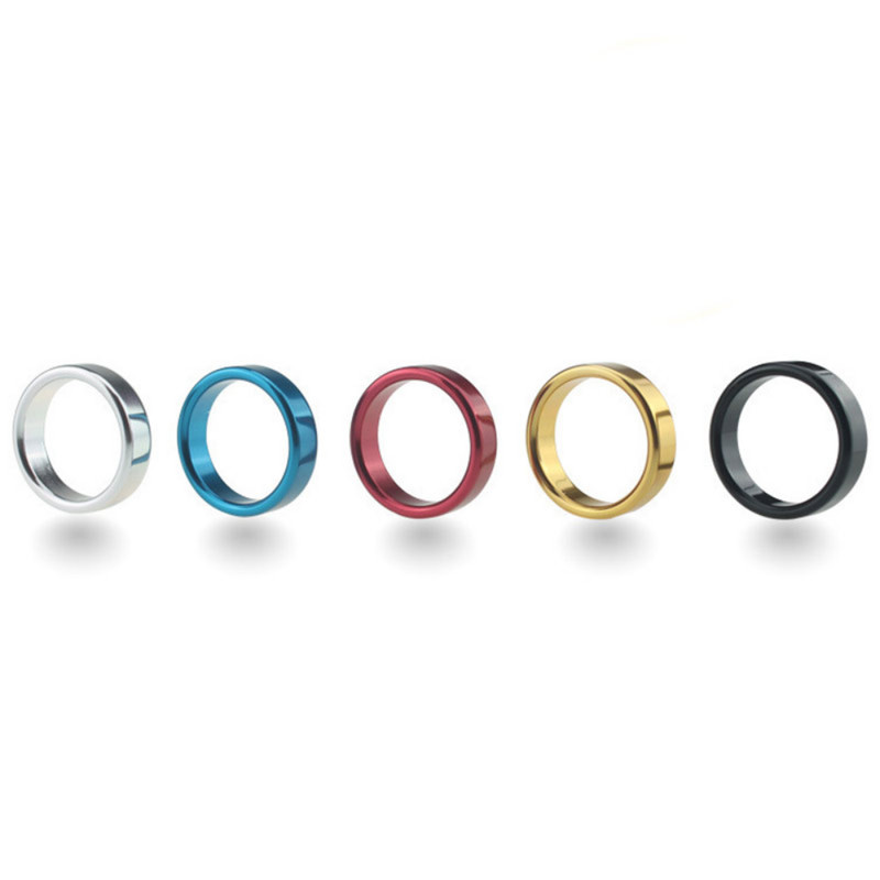 Male Penis Ring Stainless Steel Cock Ring Male Sex Toys For Stronger Erection gallery