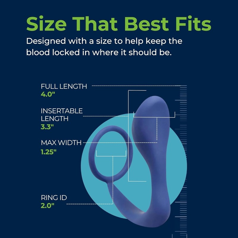 LYNK Pleasure Cock Ring Prostate Massager - Seamless Silicone Prostate Toy Butt gallery