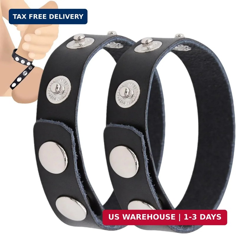 Cock Ring Adjustable Leather Penis Ring Soft Stretchy Male Cock Sexual Stimulati