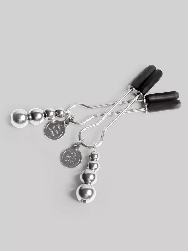 Fifty Shades Of Grey Adjustable Nipple Clamps💋Bondage BDSM Sex Toy for Couples gallery