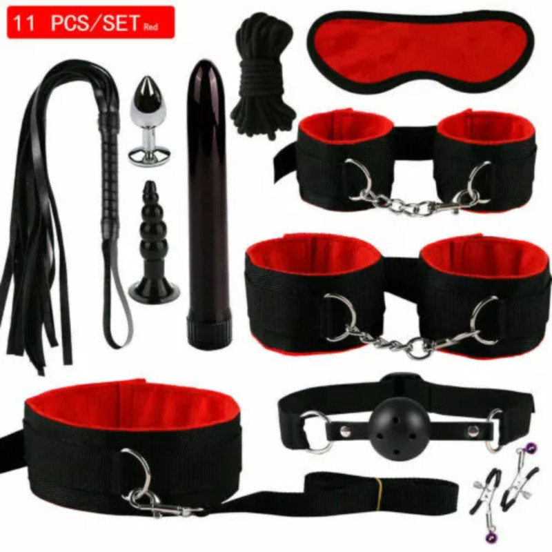 For Couples BDSM Sex Toys Bondage Set SM kit Hand Cuffs Restricted Erotic Fetish gallery