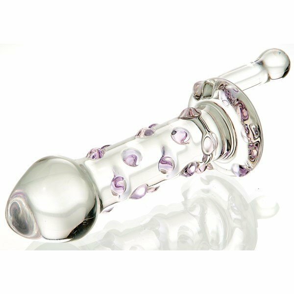 Glass Candy Land Juicer Anal Butt Plug with Crank P-spot Anal G-spot Dildo gallery