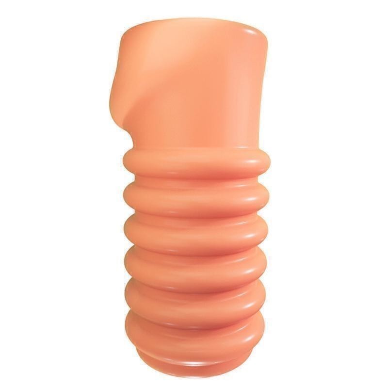 Sex Men Condom Foreskin Sleeve Cock Penis Extender Enlargement Sheath Enhancer