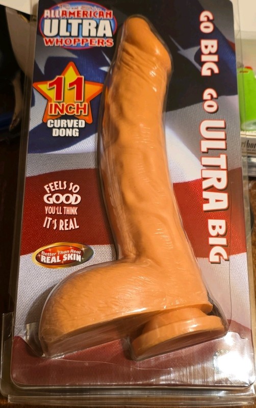 Nasswalk All American Whopper Curved Dong Waterproof, Flesh, 11 Inch