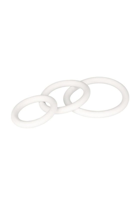 White Rubber Cock Rings gallery