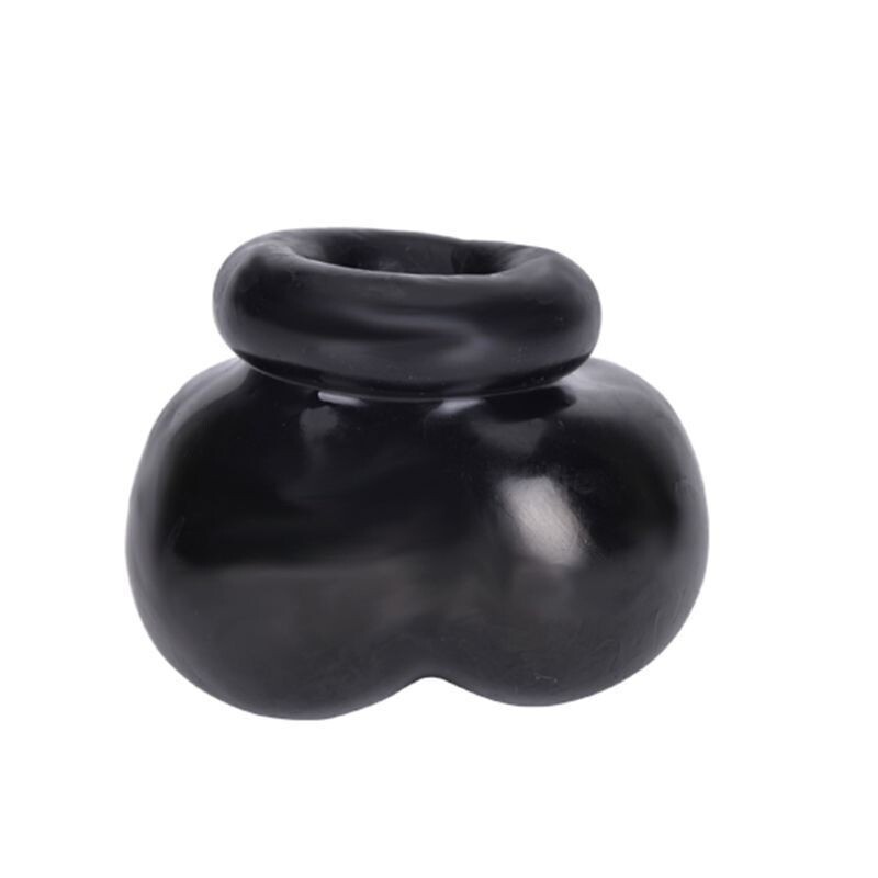 Ball Crusher Stretcher Penis Ring Male Chastity Cage Delay Device Scrotum Men