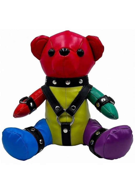 S-Line Bear Bondage Harness – Black/Multicolor