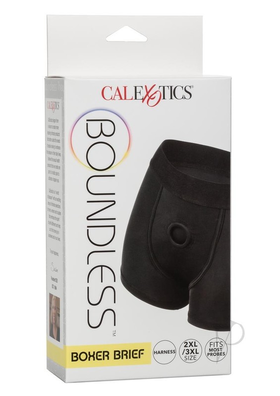 Boundless Boxer Brief Harness – 2XL/3XL – Black