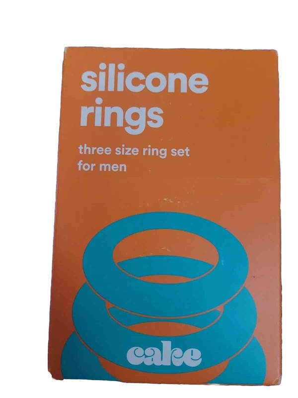 Hello Cake Silicone Rings- 3 Pc Set. Men's Sexual Health