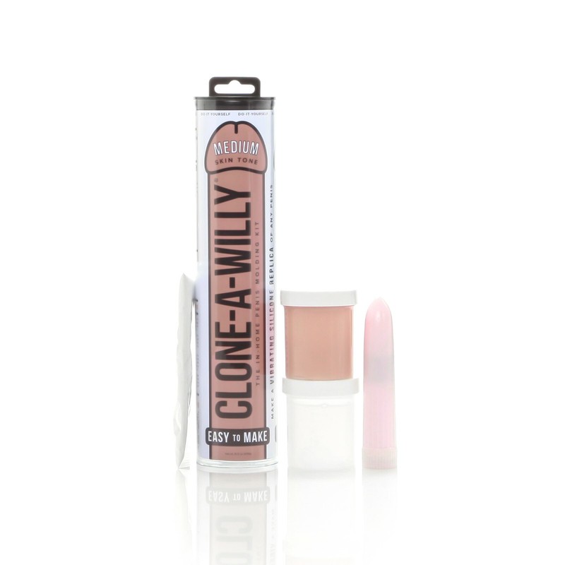 Clone-A-Willy Kit Medium Tone – Make Ur Own Vibrating Silicone Replica of Penis
