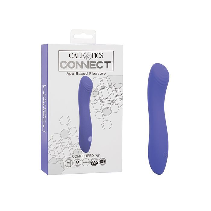 Connect App-Controlled Based Contoured G Vibrator Purple