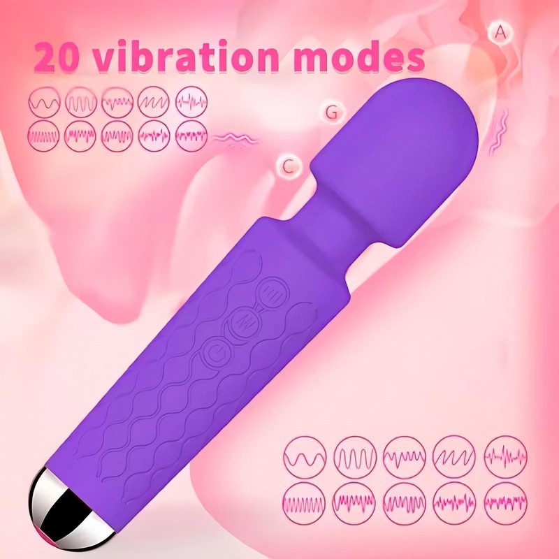 Sex Toys for Women Orgasm-Vibrator-Clit-G-Spot-Dildo-Massager-Rechargeable-Anal