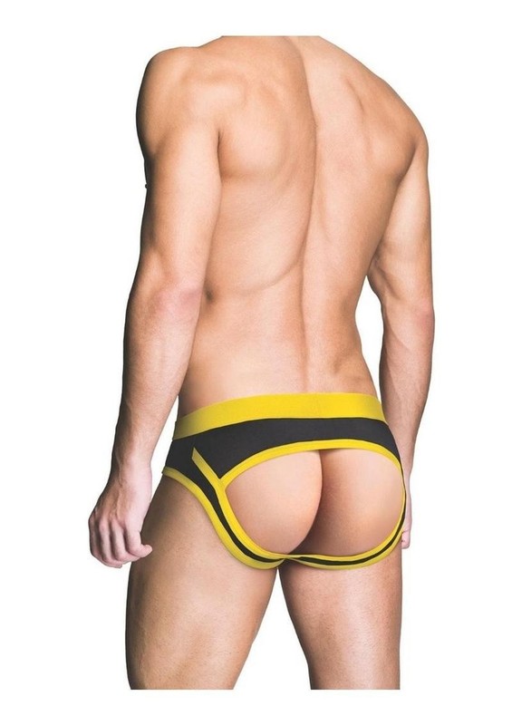 Prowler RED Ass-Less Brief - Large - Black/Yellow gallery