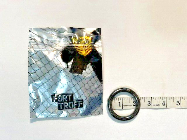 FORT TROFF - Size Small - Welder's Penis Cock Ring - Gunmetal (06-31-35-WRS) gallery
