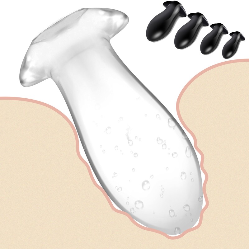Butt Plug Anal G Spot Dildo Dong Soft S/M/L/XL Adult Women Men Couples Sex Toys