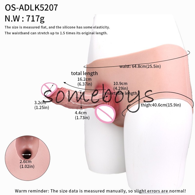 Strap-on Penis Sleeve Pants Extender Hollow Sleeve Textured Men Cock Enlarger gallery