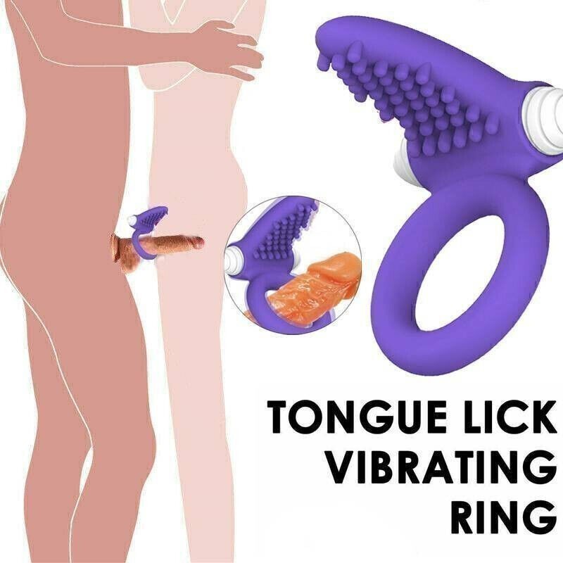 Anneau de Pénis Vibrant Durcit Retarde Éjaculation Cockring Sextoy Pénien Homme gallery