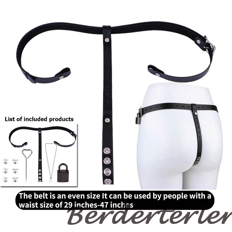 Lockable Chastity Cage Male Chastity Belt Strap On Dildo Pant With Hole Ring gallery
