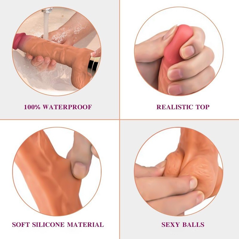 Automatic Thrusting Dildo Sex Machine for Women Hands-Free Sex Toys Heating US gallery