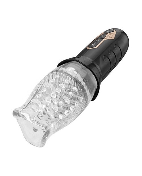 Automatic Sucking Vibrating Blow Job BJ Oral Sex Toy Male Masturbator Stroker