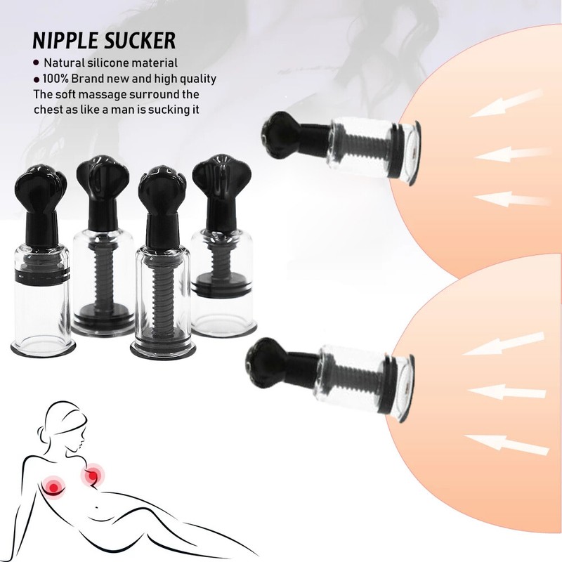 BDSM Nipple Sucker Clamps Breast Clit Pump Vacuum Suction Cup Sex Toy For Women gallery