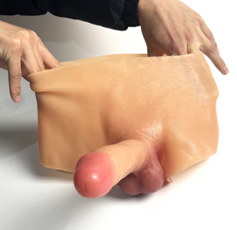 Elastic Silicone Wearable Realistic Solid Dildos Strap-On Dildo Panties Lesbian gallery