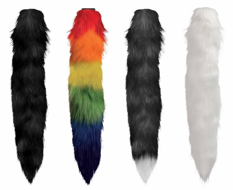 Tailz Interchangeable Snap On Tail Accessory Roleplay Fetish Vegan Friendly