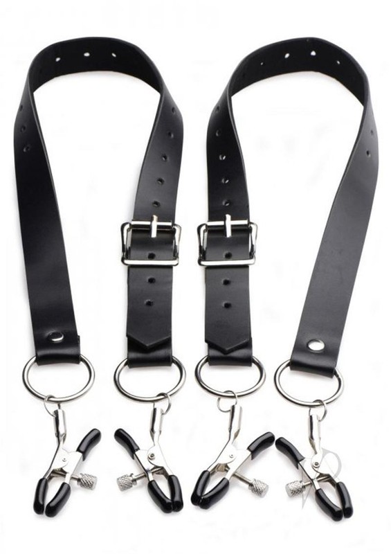 Ms Spread Labia Straps W/clamps gallery