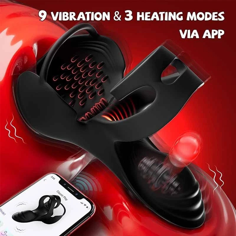 Electric Cockring Locking Multifunctional Stimulator-Vibrator Lubricants Couples gallery