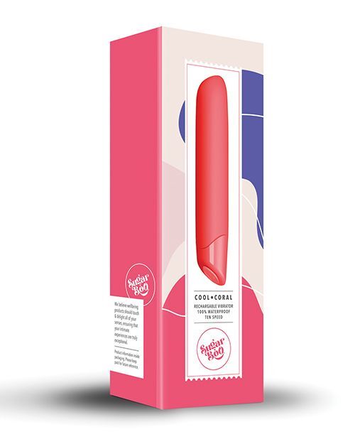 Sugarboo Cool Coral Rechargeable Vibrator Coral