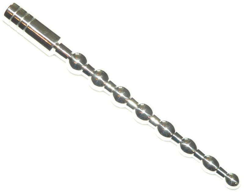 The Bullet Urethral Sound, Surgical Steel Comfortable Ribbed Male Urethral Sound