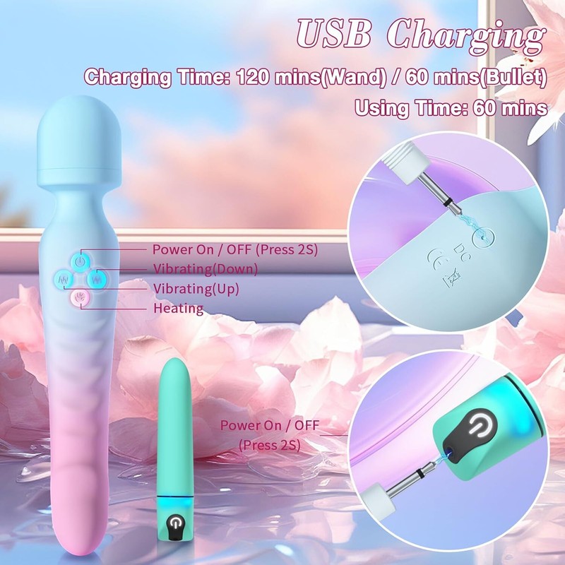 Wand & Bullet Set Vibrator gallery