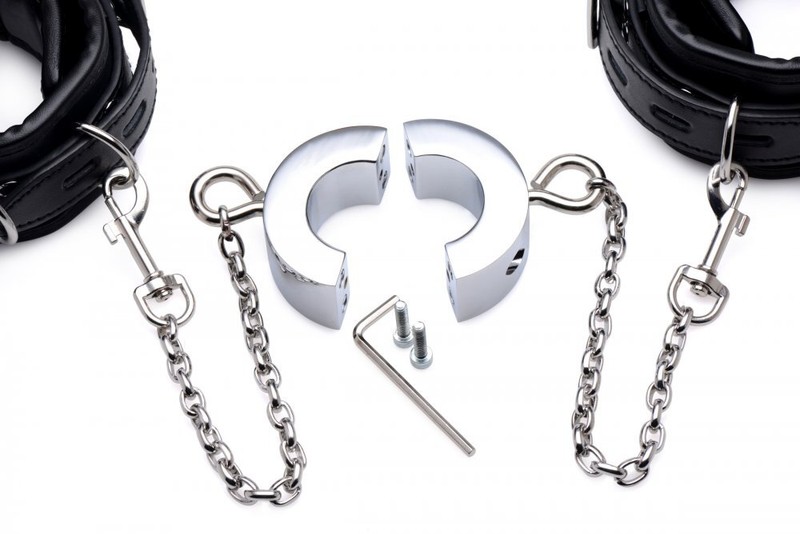 Master Series Hells Tether Ball Stretcher Testicle Squeeze Humbler Black/Clear gallery